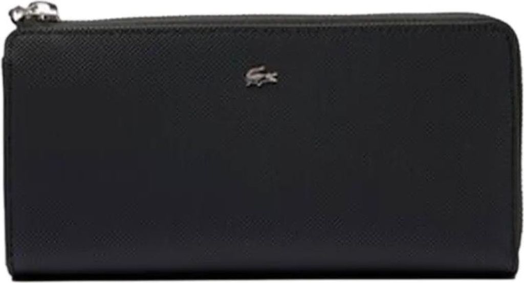 LACOSTE Daily City Slim Zip Peněženka Noir černá Obrázek produktu 