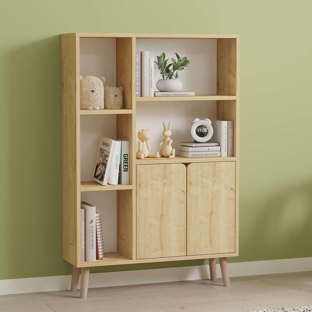 Skye Decor, Lumo - Sapphire Oak, Bücherregal, Saphir-Eiche, Produktbild 