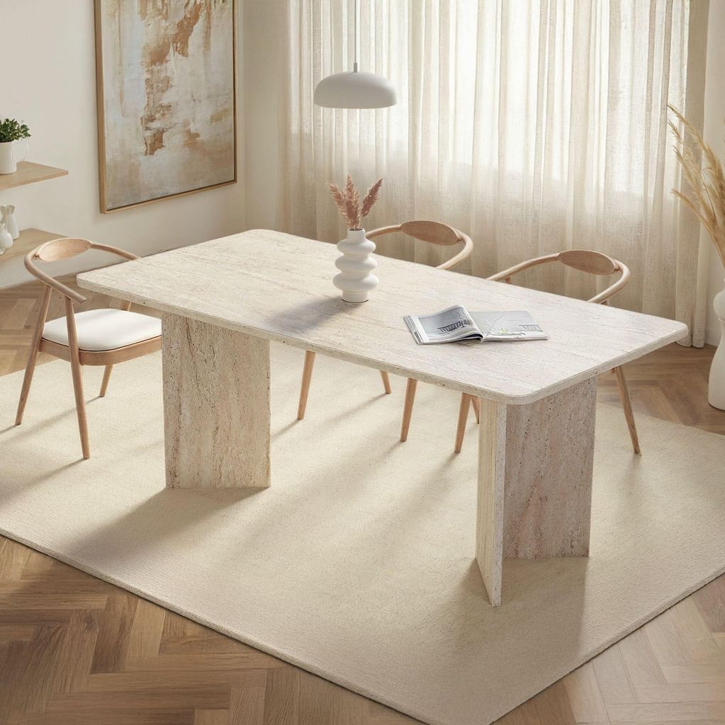 Skye Decor, Linza - Travertine, Esstisch, Travertin, 100% Produktbild 