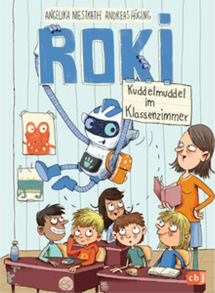 Roman ROKI Kuddelmuddel im Klassenzimmer avec Illustrations Colorées