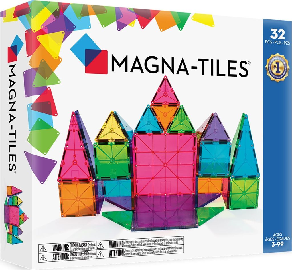 Magna-Tiles 02132, Bausatz, 3 Jahr(e), 32 Stück(e) Produktbild 