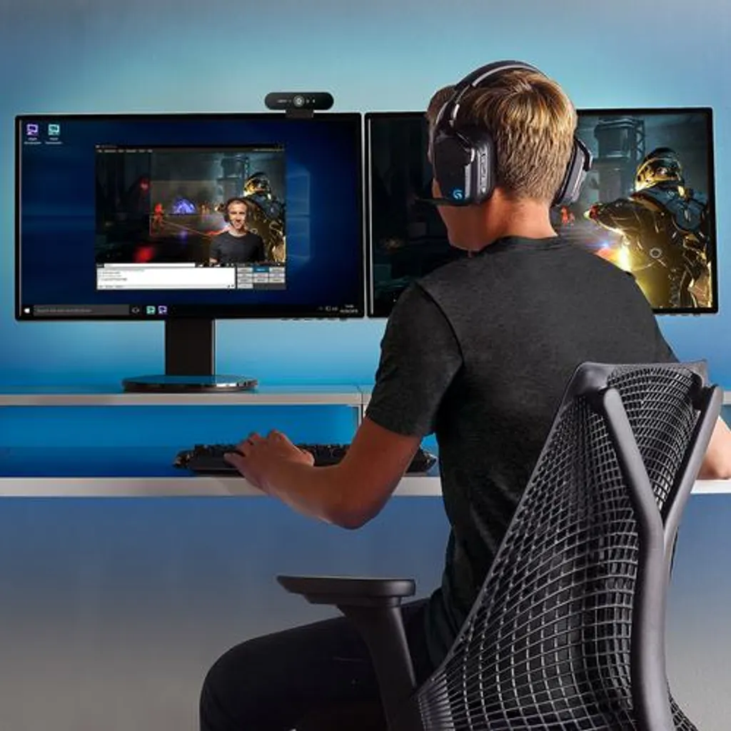 Webcam 4K Logitech BRIO Stream Edition pour Streaming et Visioconférence - 40