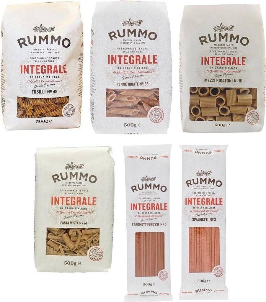 6er-Pack TESTPAKET Rummo Pasta Integrale,6 verschiedene Produktbild 
