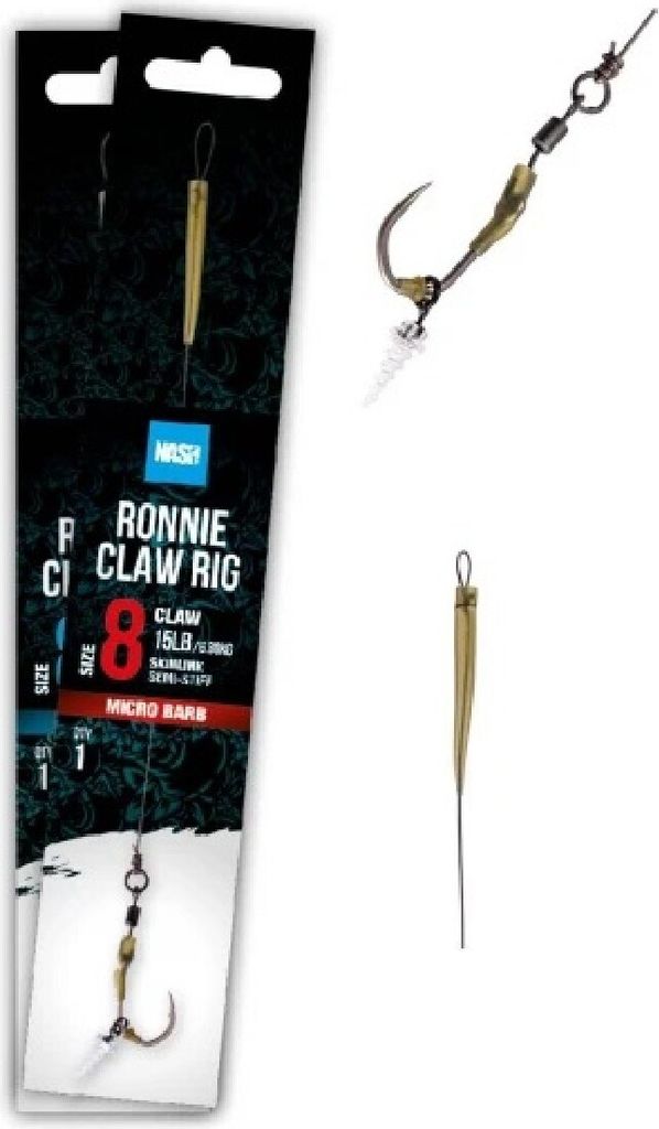 Nash Ronnie Claw Rig Size 4 Karpfenrig Produktbild 