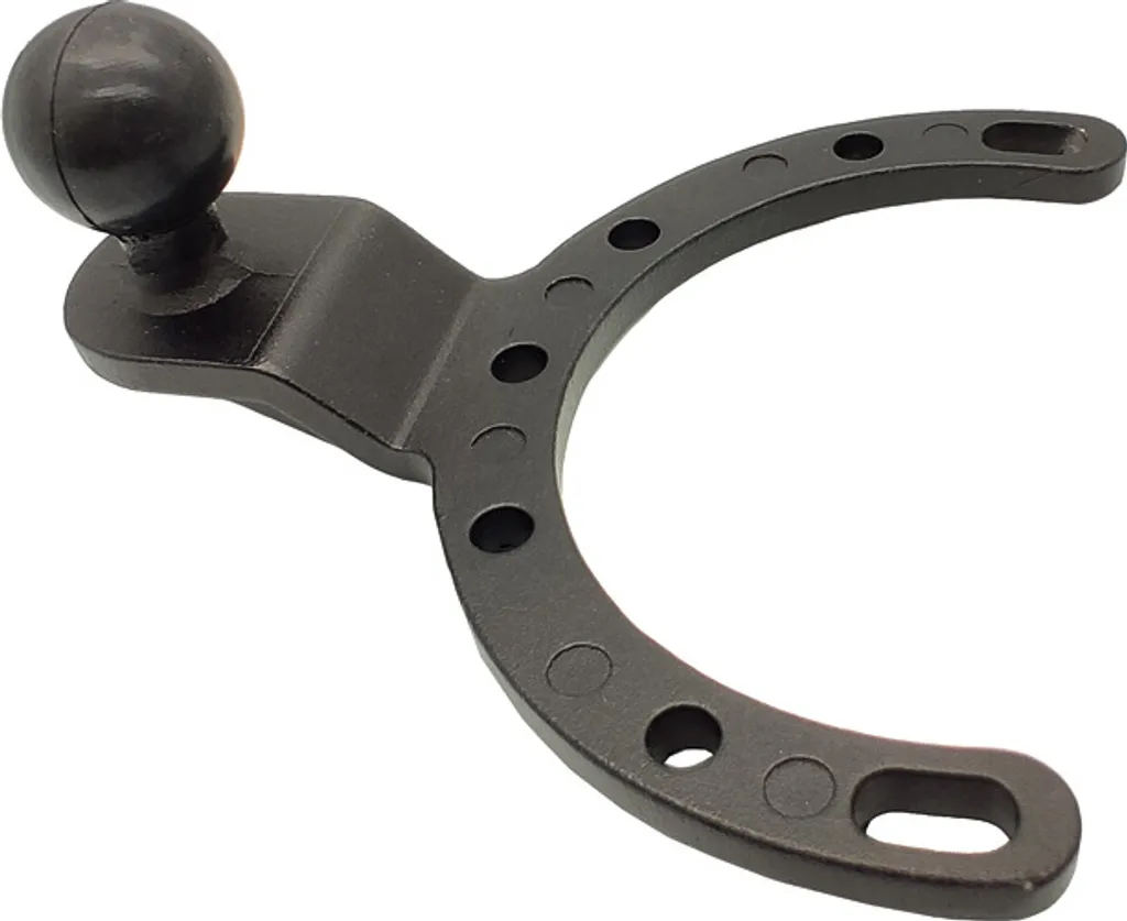 INF Supporto GPS Moto Serbatoio | Alluminio Anti-Vibrazione Nero