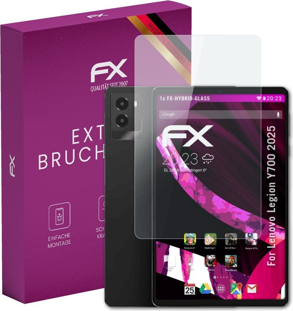 atFoliX FX-Hybrid-Glass Displayfolie kompatibel mit Lenovo Legion Y700 (2025 Gen 4) Glasfolie