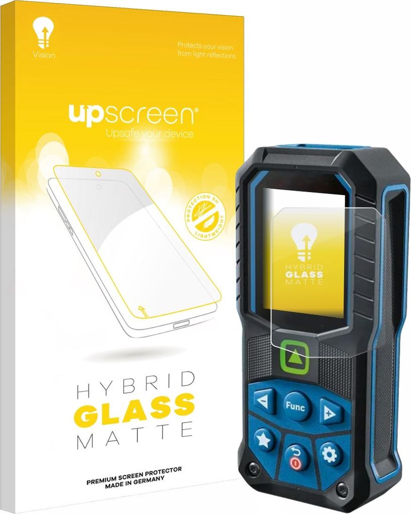 upscreen Entspiegelungs Schutzglas für Bosch GLM 50-23 Schutzfolie Panzer Folie Glas Display Schutz matt