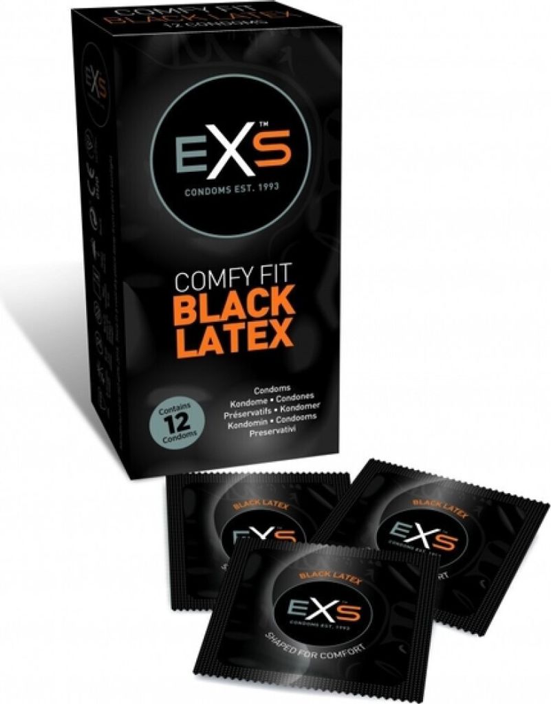 EXS Schwarzes Latex 12 Stk. Produktbild 