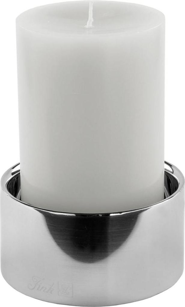 SOBRIO/Stumpenhalter,Edelstahl/D.10,H.5 cm Produktbild 
