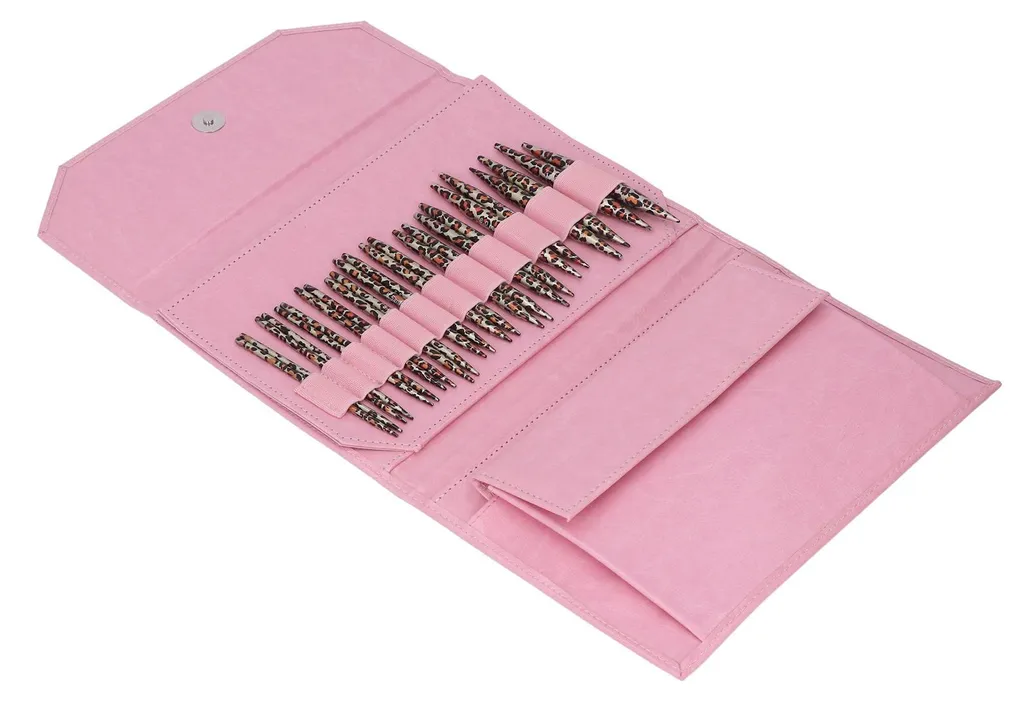 Aiguilles à Tricoter Interchangeables Léopard et Accessoires Couture