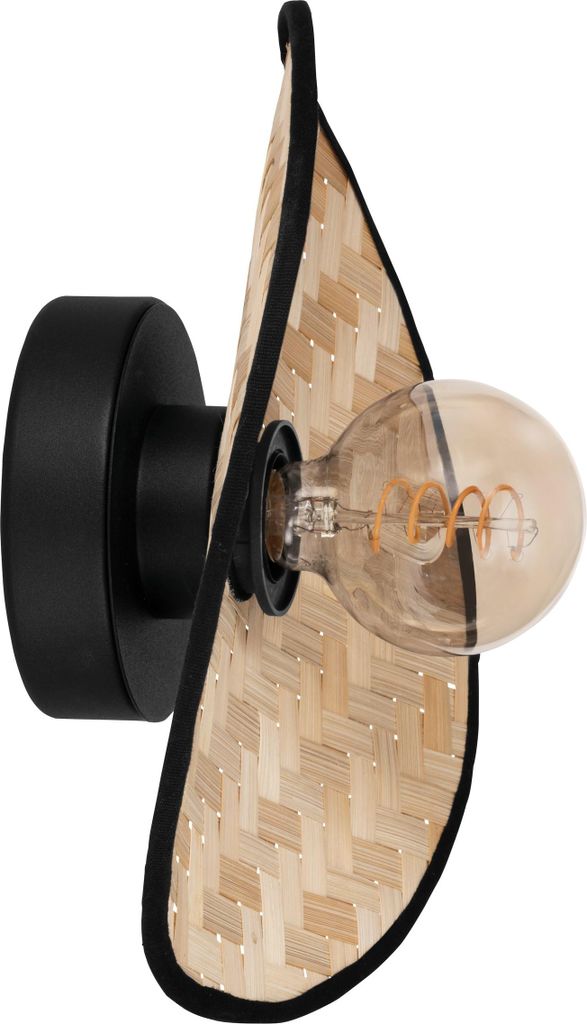 MARYWELL Wand-/Deckenleuchte Lampe Beleuchtung - L20 x H30 x AL11,5 cm - schwarz - 1X40W exkl. - IP20