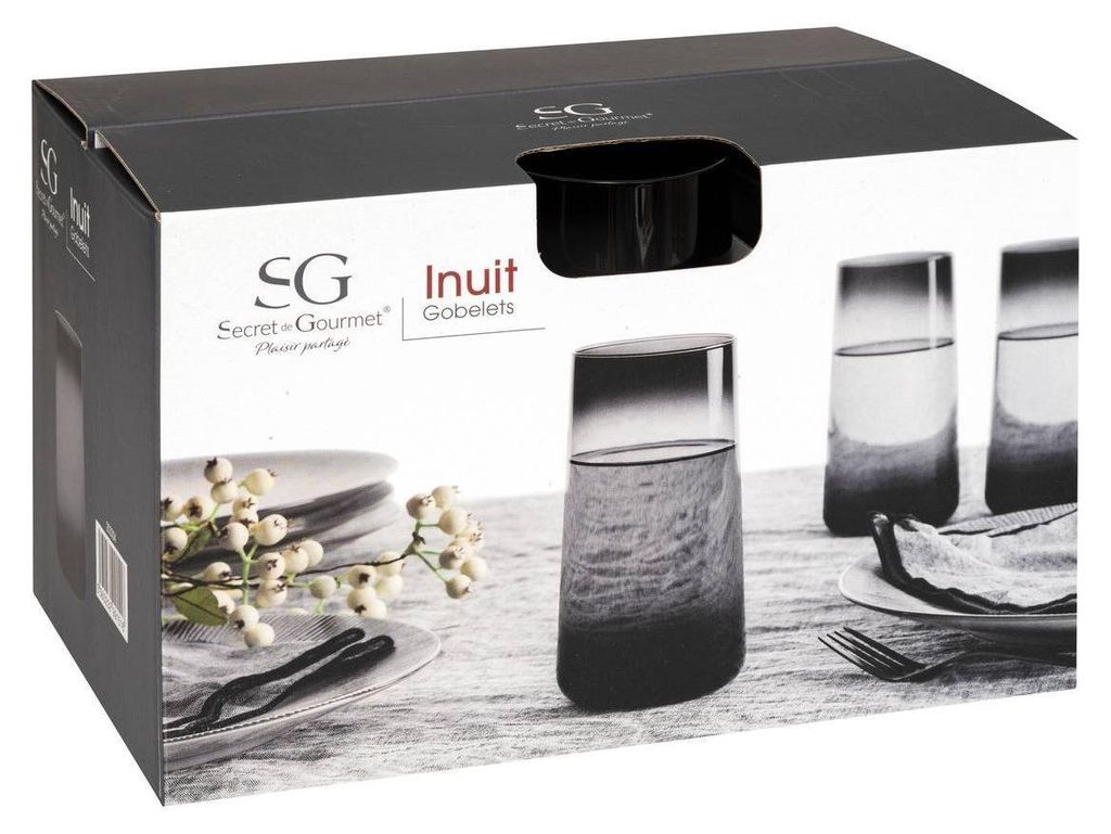 SECRET DE GOURMET Lot de 6 Verres à Eau Paol'Eau 31cl Vert pas cher