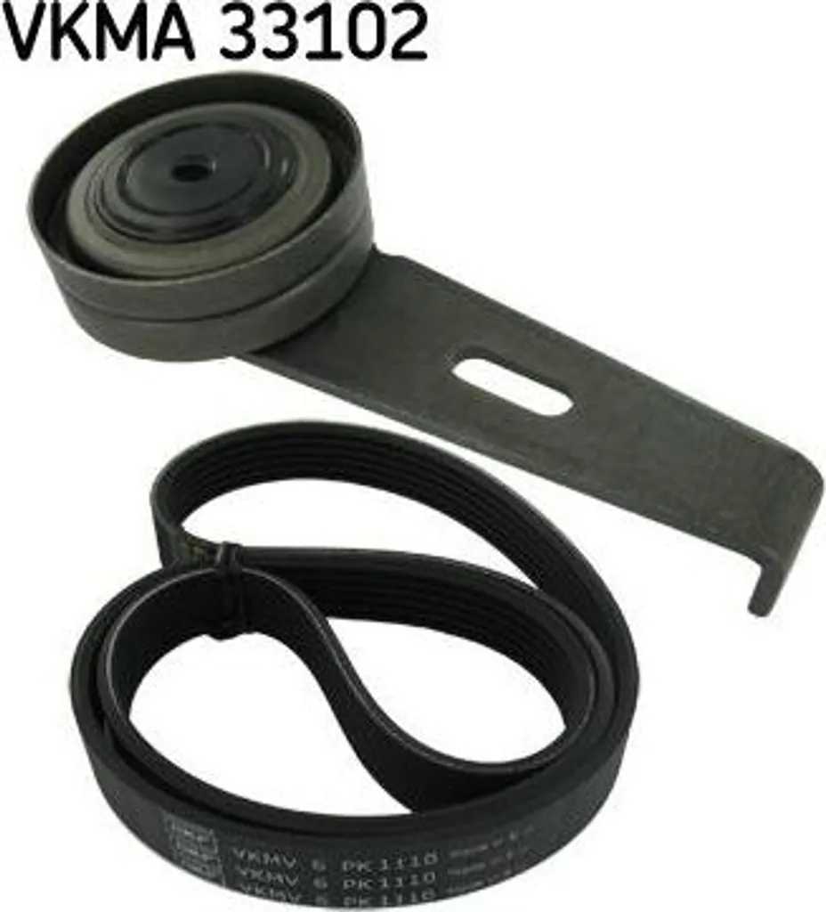 SKF VKMA 33102 Kit Courroie trapézoïdale crantée OE 71749453 Berlingo