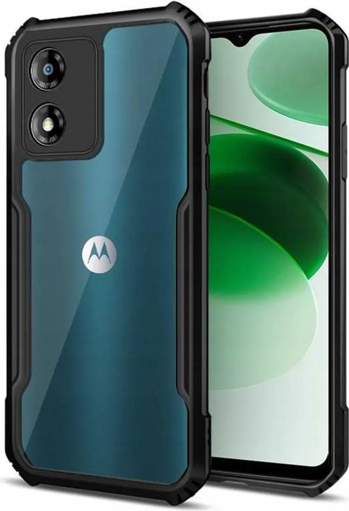 Protection Motorola Moto E13 SPACECASE Noir - Idéal Usage Quotidien