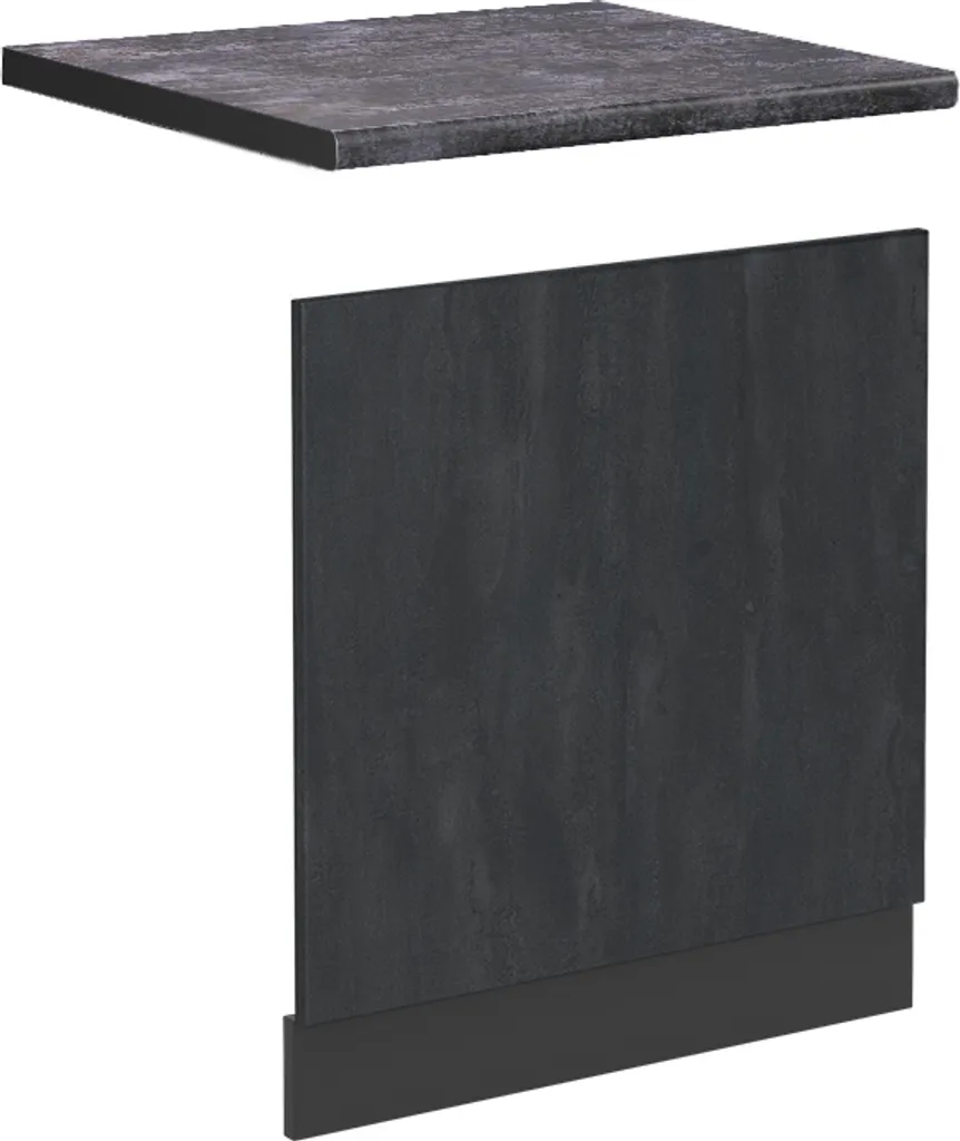 Vicco Pannello frontale R-Line, 60 cm PT Antracite, Calcestruzzo nero/Antracite
