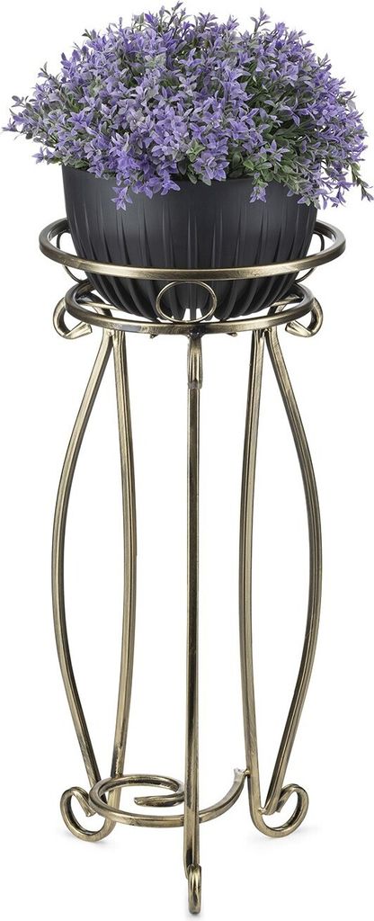 Dastal Portafiori in metallo dorato 28x62 cm Decorazione Immagine del prodotto 