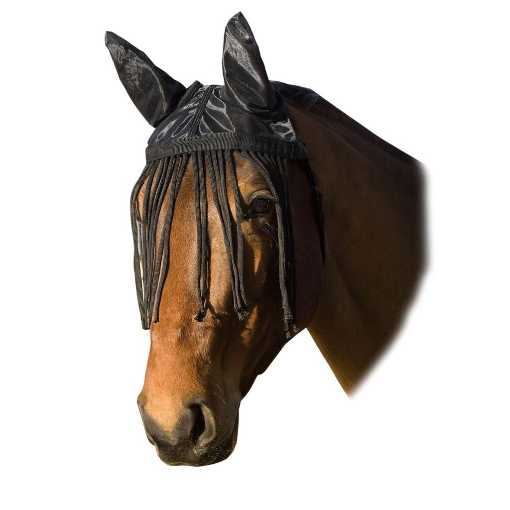 USG Fliegenhaube mit Ohrenschutz und Fransenband - schwarz Produktbild 