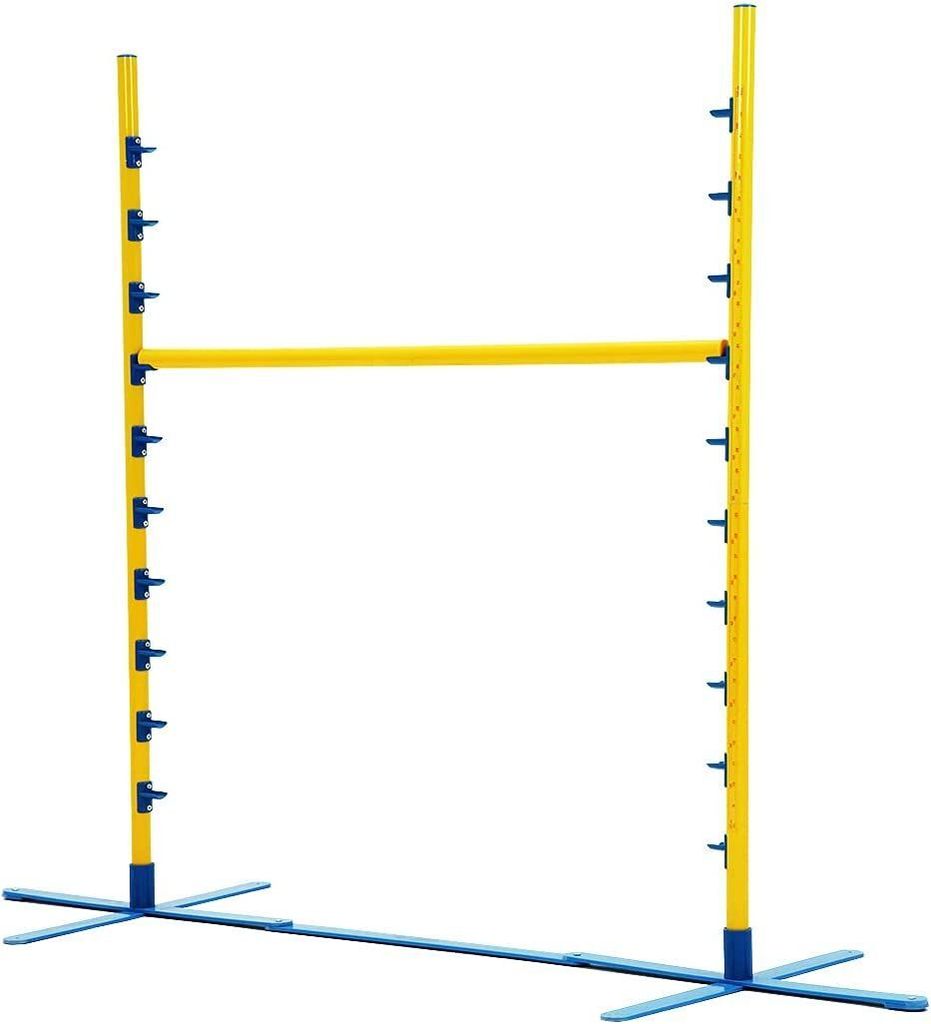 Agility-Sprung verstellbar mit Bodenstange für Profis – Hundetraining, Sport und Wettkampf – Agility und Agility-Hund – Outdoor-Agility-Ausr...
