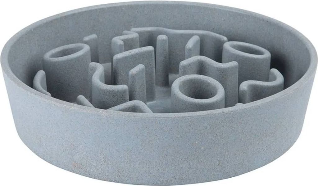 DISTRICT70 Anti-Schling-Napf für Hunde Bambus 21 cm Eisblau Produktbild 