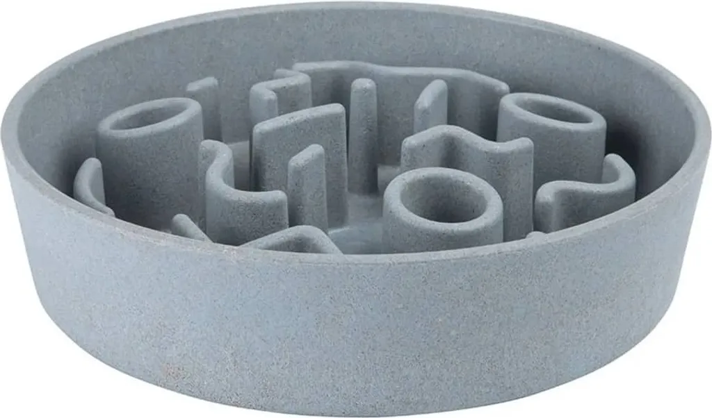 DISTRICT70 Ciotola anti-snack per cani in bambù 21 cm blu ghiaccio
