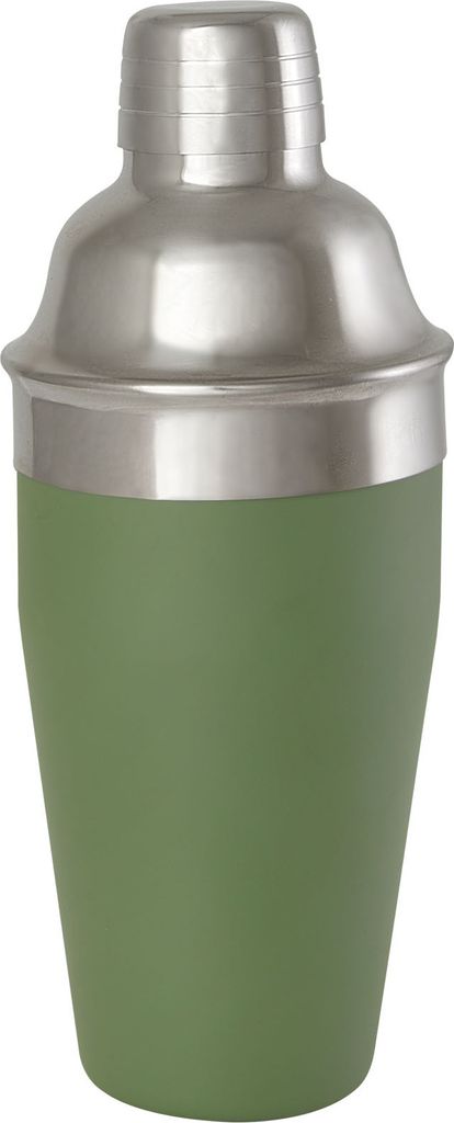 Seasons - Cocktail-Shaker "Gaudie", Logo, Edelstahl PF4157 (Einheitsgröße) (Heidekraut-Grün)