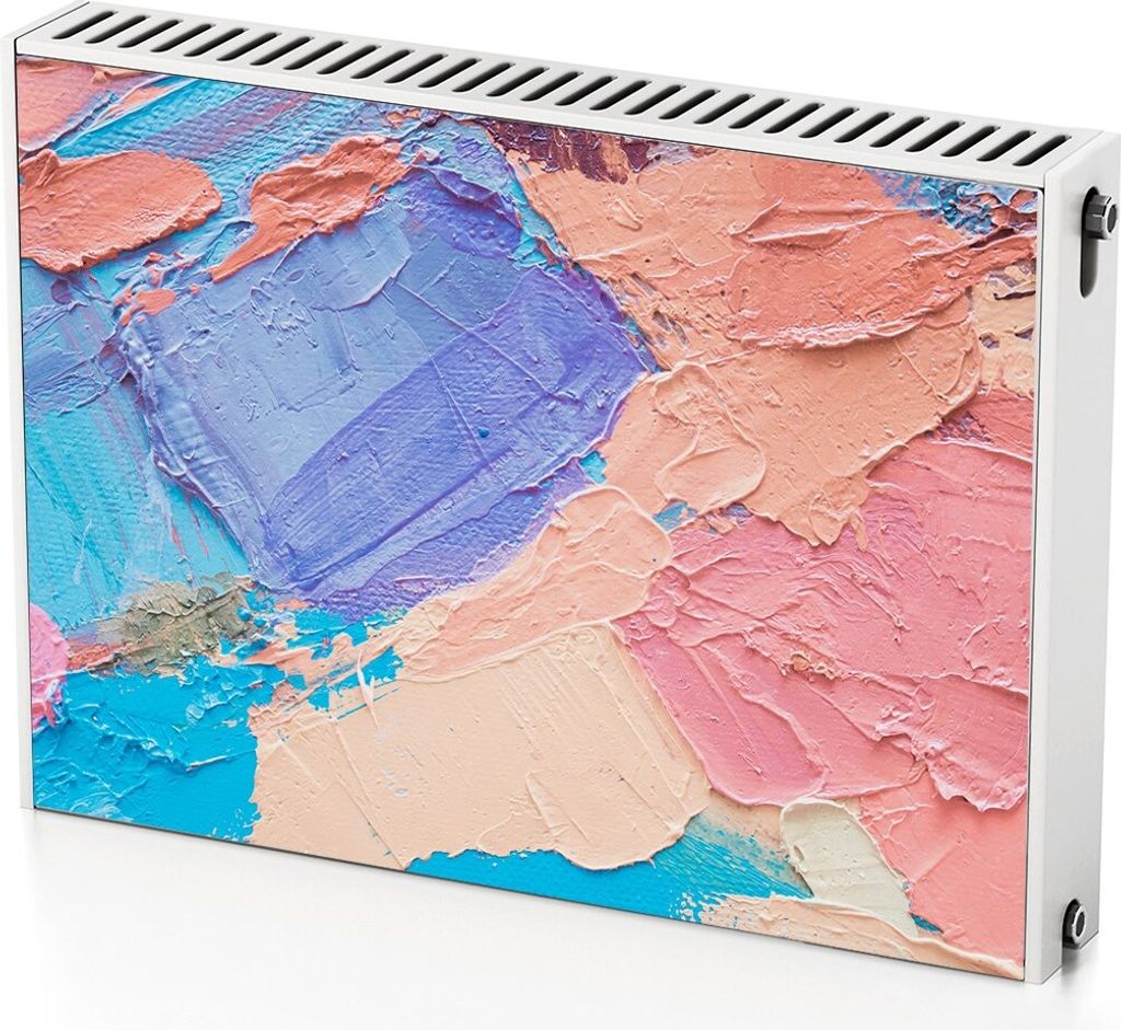 Farben – Magnetische Heizkörperabdeckung – 80x60 cm – Magnet Heizkörperabdeckung – 3D Würfel – Heizkörperverkleidung – Magnetische ...
