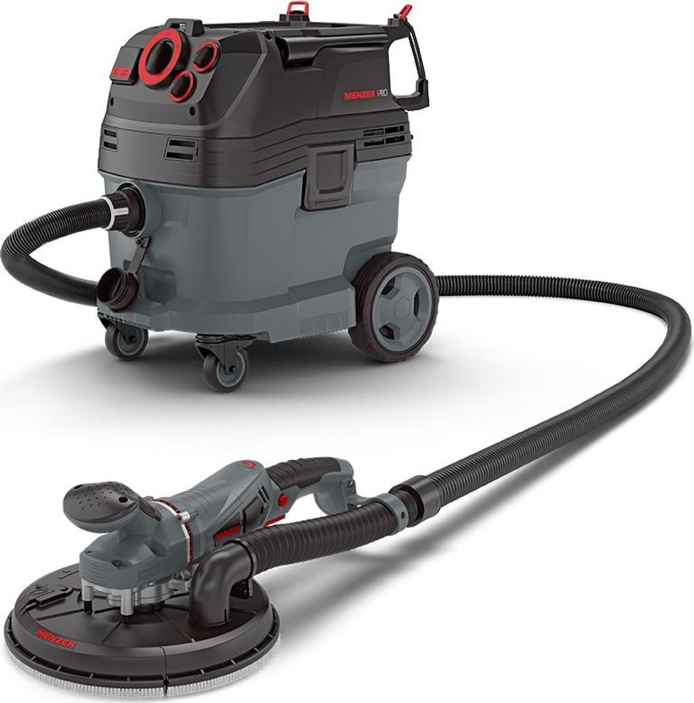 MENZER Trockenbau Schleifsystem Dustfree mit TBS 225 + VCM 530 PRO