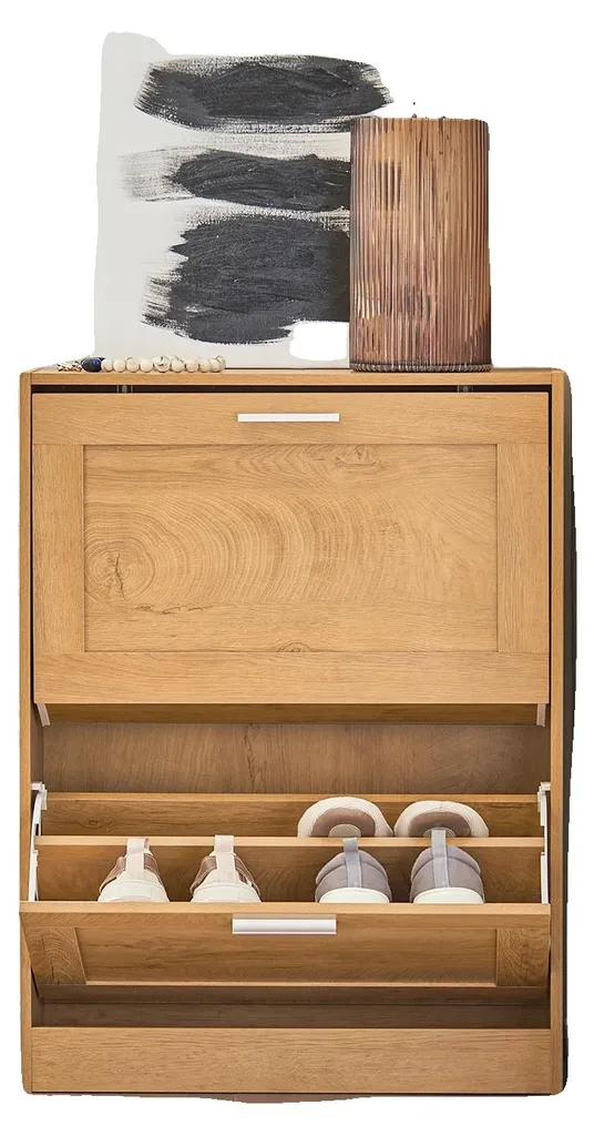 Organisateur chaussures NATUR compact pour entrée étroite et hall