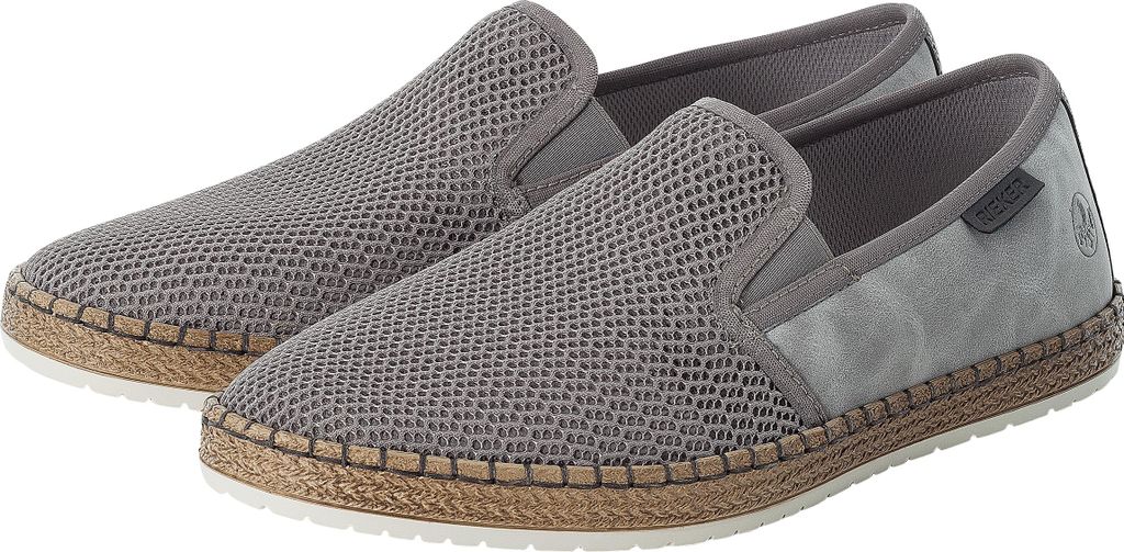 Mocassini Rieker B5265 Uomo - In Pelle Sintetica, Comodi, Leggeri, Stile Casual - Foto 7
