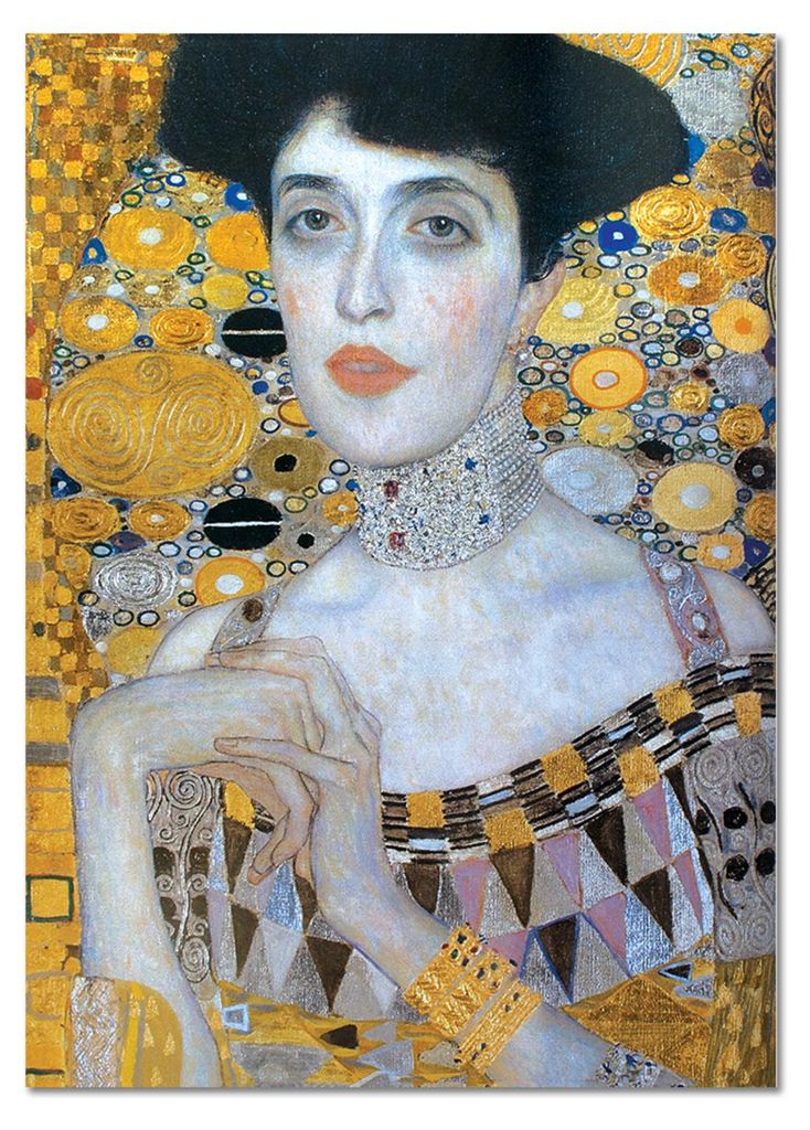 Giallobus - Nahaufnahme Adele Bloch-Bauer - Gustav Klimt - 50L x 70W cm - Bild - Acrylglas