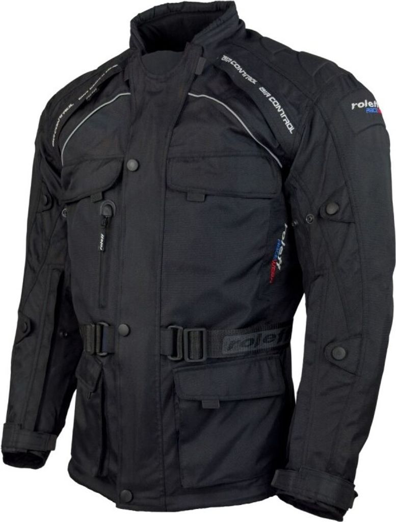Roleff RO780 Motorradjacke – Schwarz, wasserdicht, atmungsaktiv & mit Protektoren Roleff Größe: XL,
