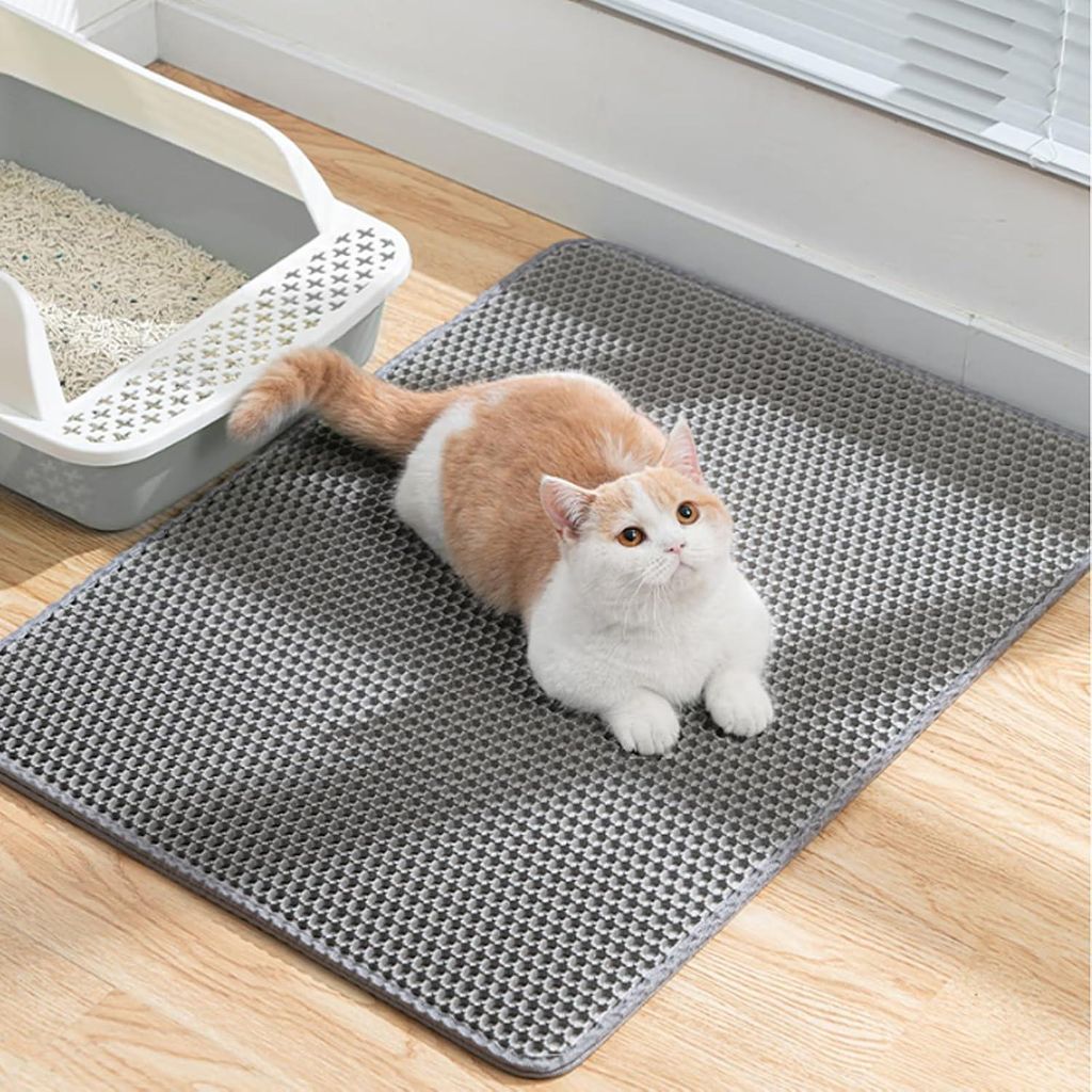 Katzenstreumatte - wasserdicht und einfach zu reinigen - 1 Stück - 45 x 30 cm