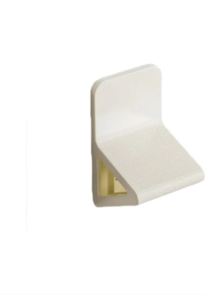 Pedale Poggiapiedi di Sicurezza per Doccia - Bianco Antiscivolo