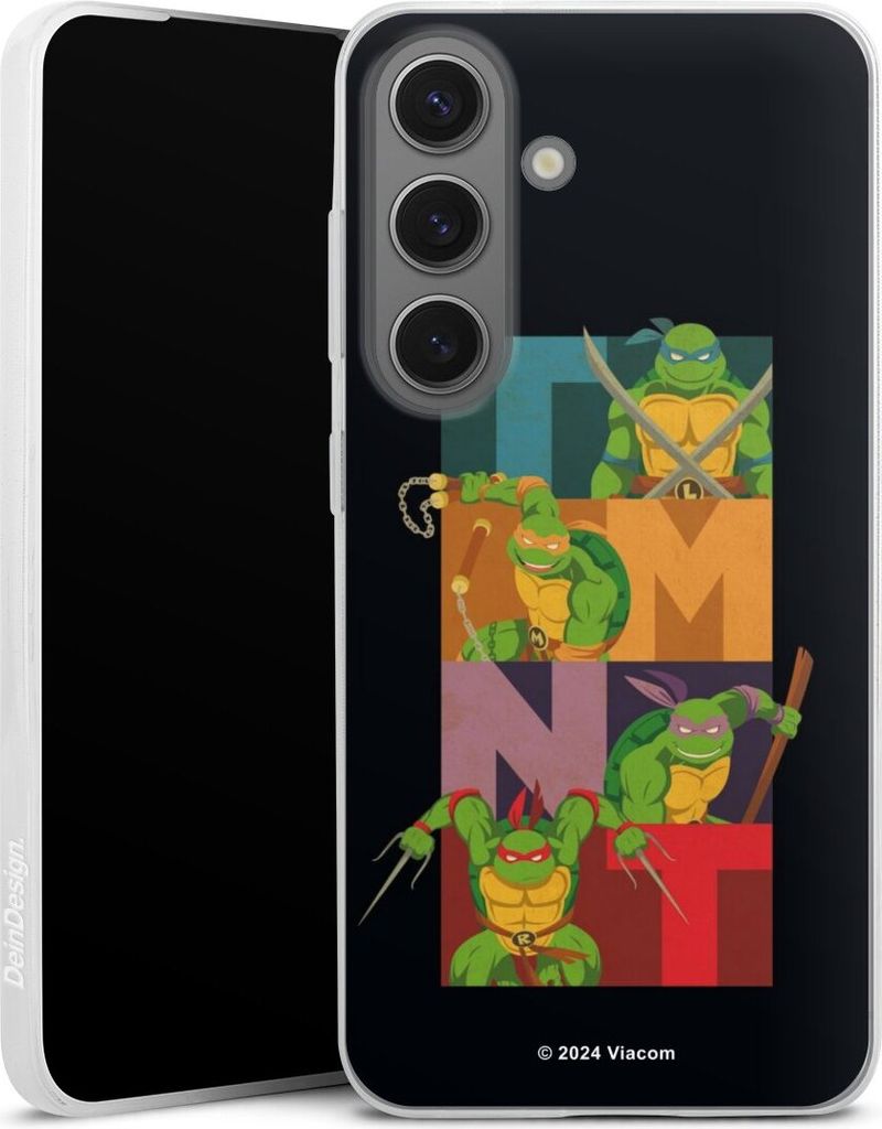 DeinDesign Slim Hülle für Samsung Galaxy S25 Silikon Case Ultra Dünn Handyhülle Fanartikel Offizielles Lizenzprodukt Teenage Mutant Ninja Turtles