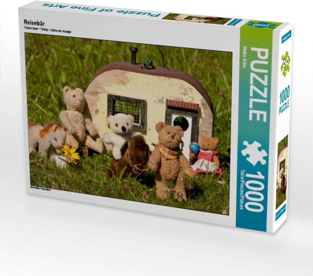 Calvendo Reisebär 1000 Teile Puzzle quer 640x480mm, Bölts Meike; 7304706
