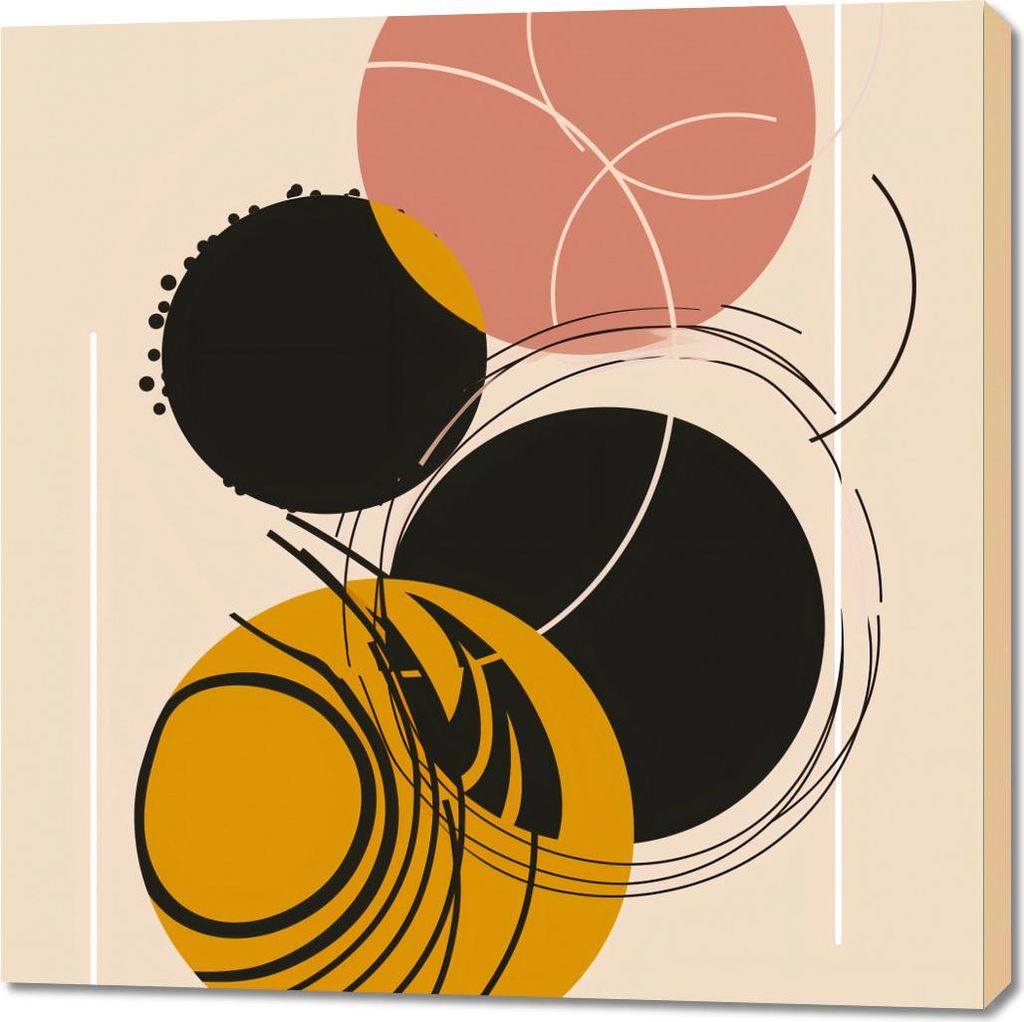 Bild 100x100cm Sonne und Schatten