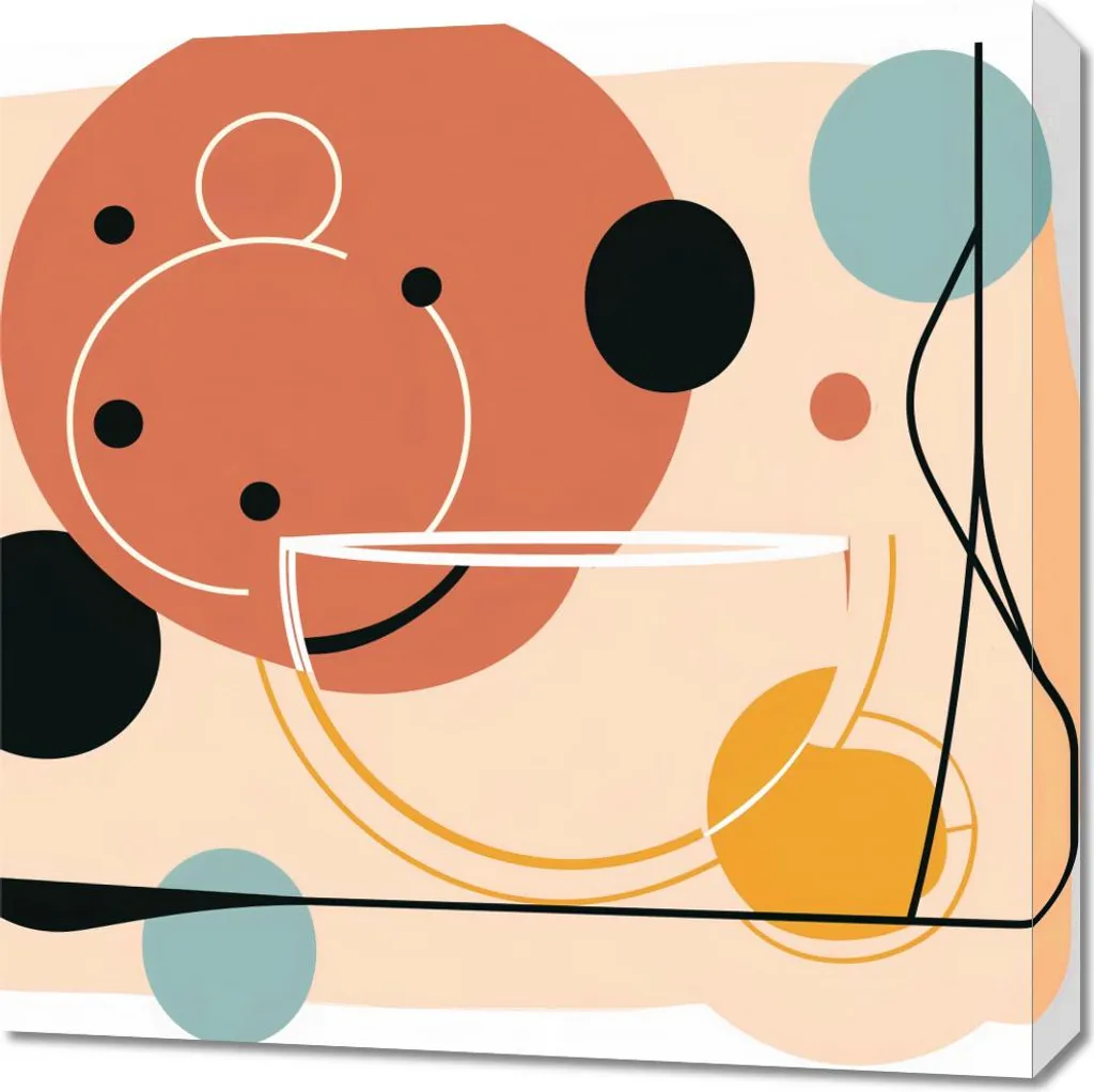 Quadro Moderno Armonia del Calore 60x60 - Arredo Interni di Design