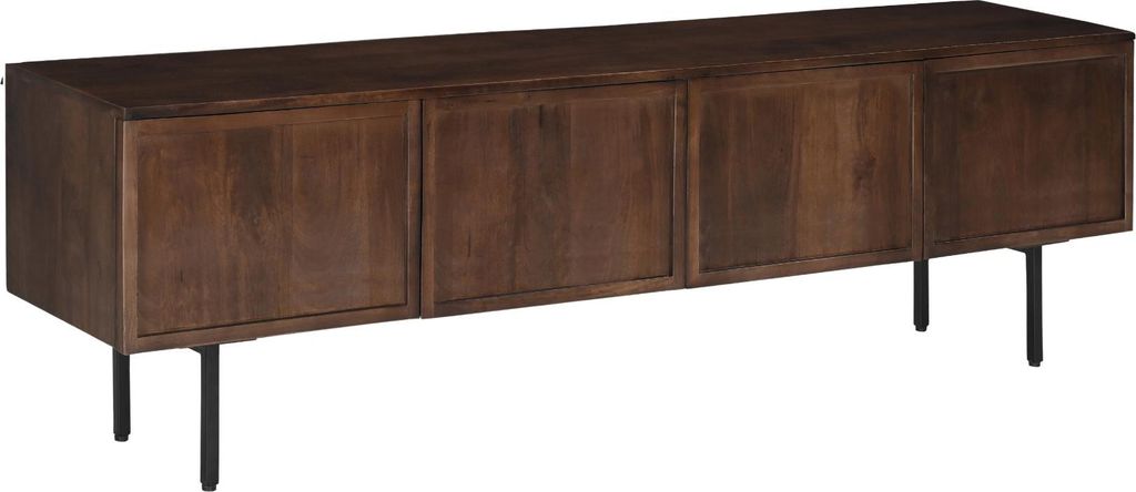 Livingfurn - TV-Möbel Elan - 180x50x40 cm - Mangoholz