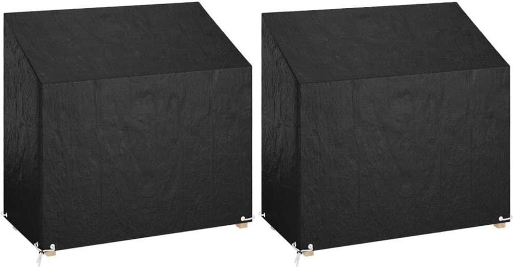 "2026 Promotion" Abdeckungen für Gartenbank 2 Stk. - Hohe Qualität - 8 Ösen 130x70x70/88 cm - Gartenmöbel-Schutzhüllen CC9234