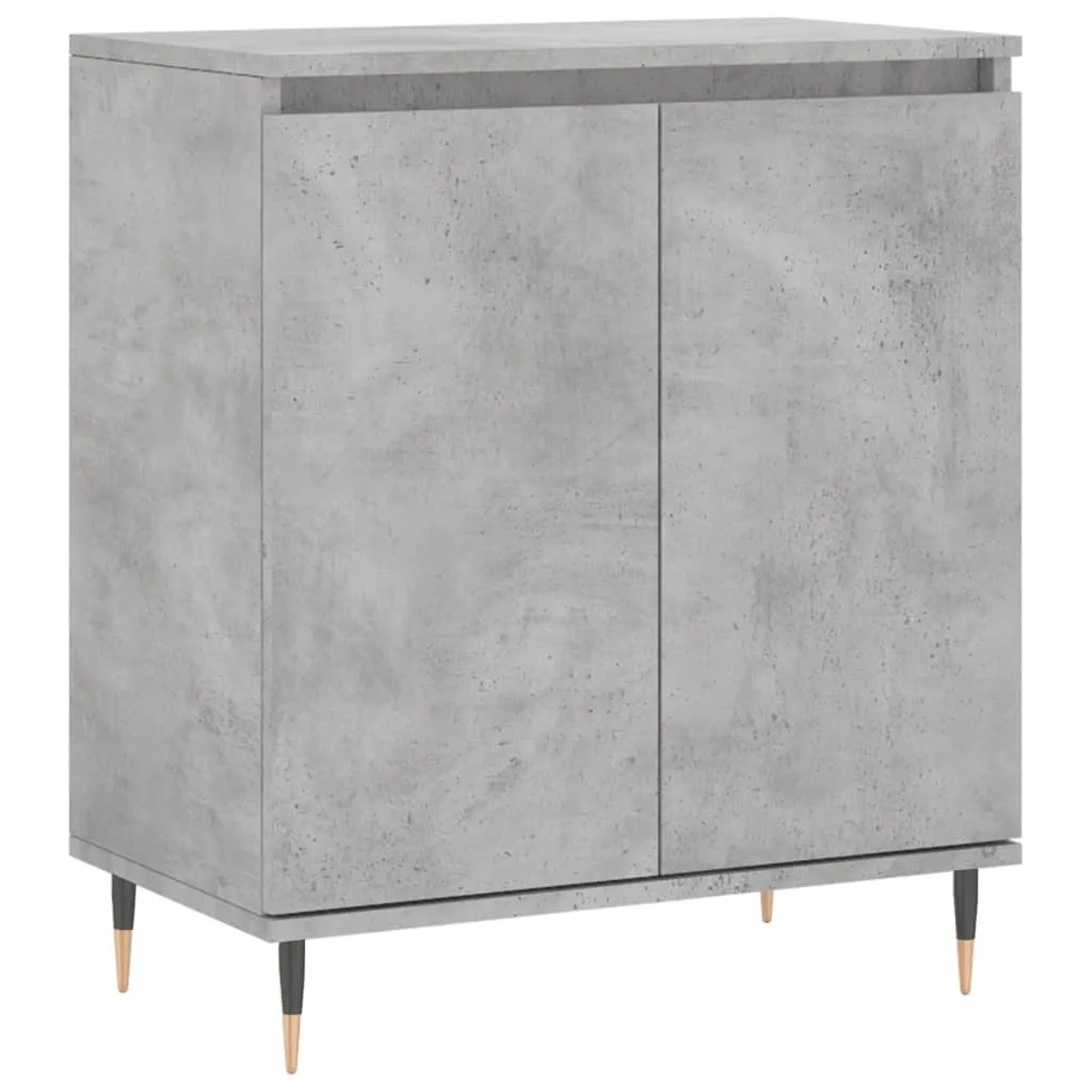 Mobile Buffet Grigio Cemento 60x35x70 cm - Ideale per Casa e Cucina