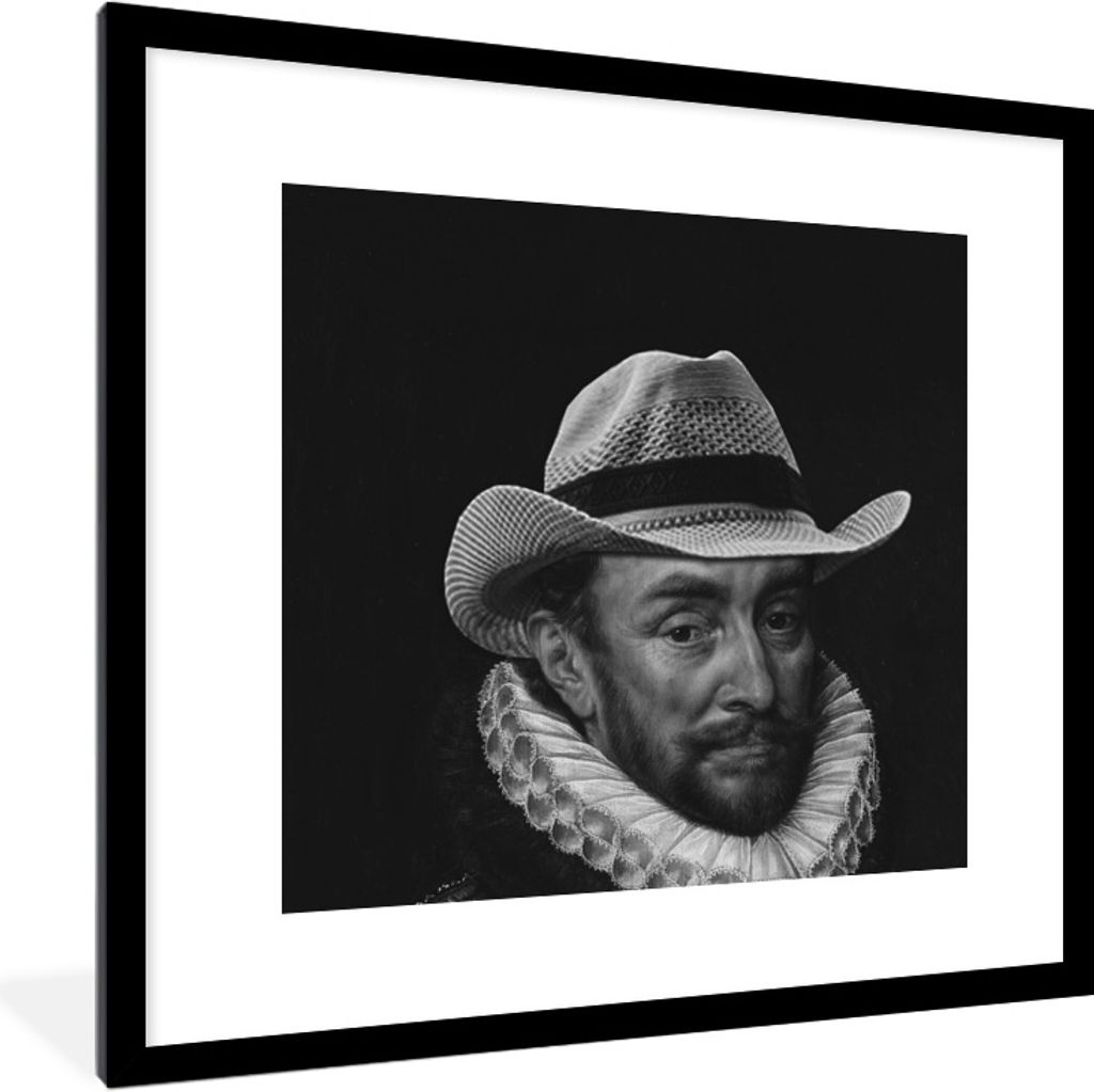 MuchoWow® Gerahmtes Poster Porträt von Wilhelm I. - Adriaen Produktbild 