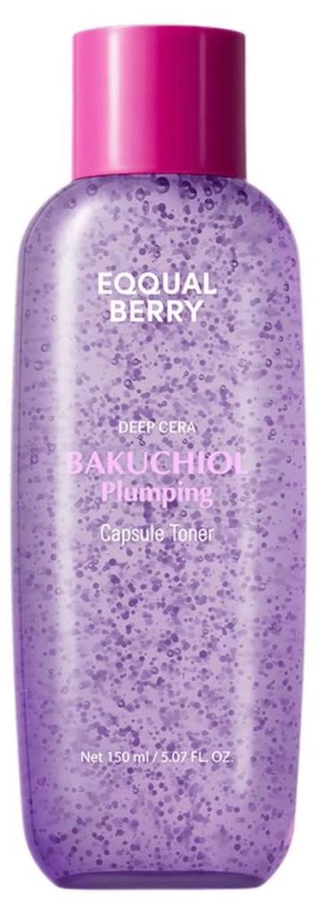 EQQUALBERRY Bakuchiol Plumping Capsule Toner 150ml Kapsel-Toner mit Bakuchiol