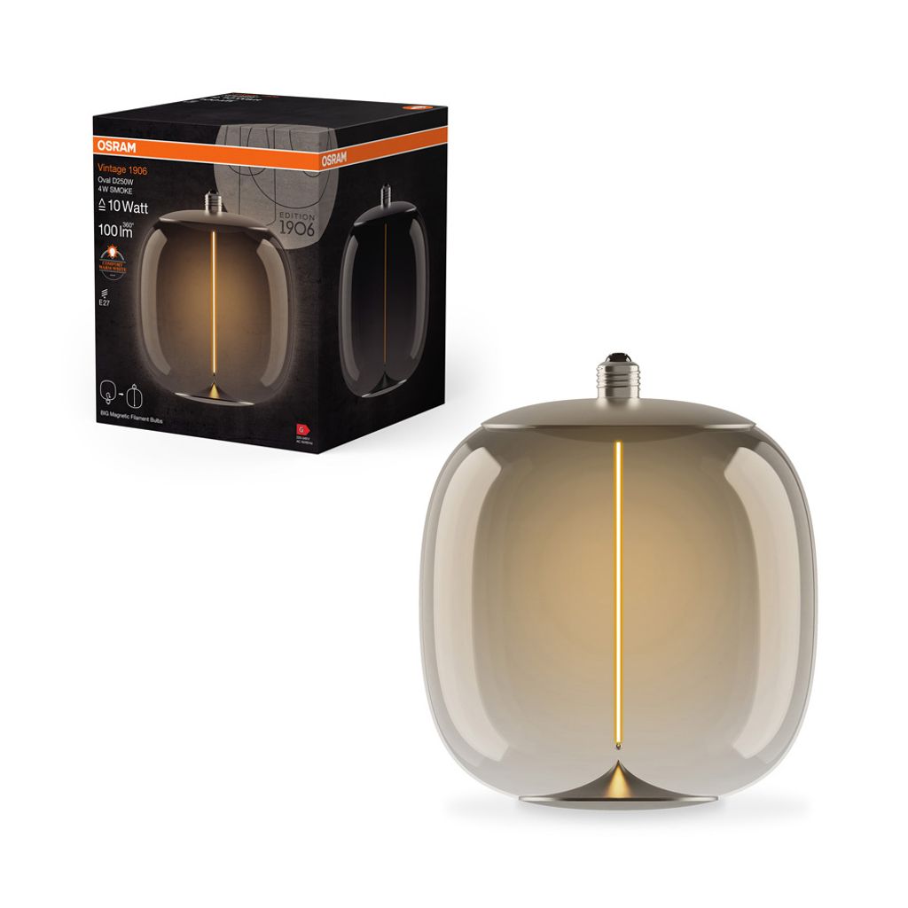 OSRAM Lampada LED Vintage 1906 GRANDE LAMPADA DECORATIVA Immagine del prodotto 