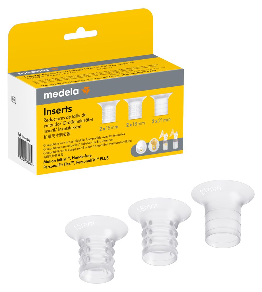 Medela Silikoneinsätze für 24-mm-Brusthütchen | Milchpumpen Produktbild 