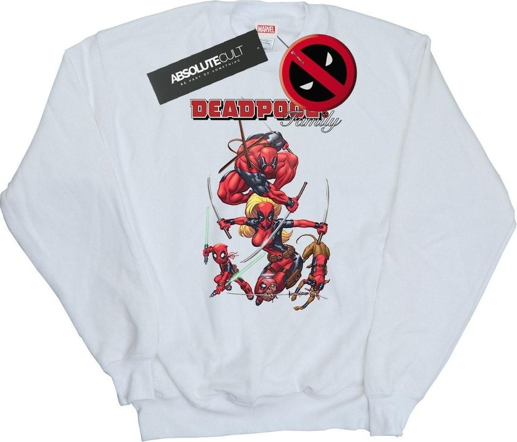 Marvel - "Family" Sweatshirt für Herren BI21035 (XXL) (Weiß)