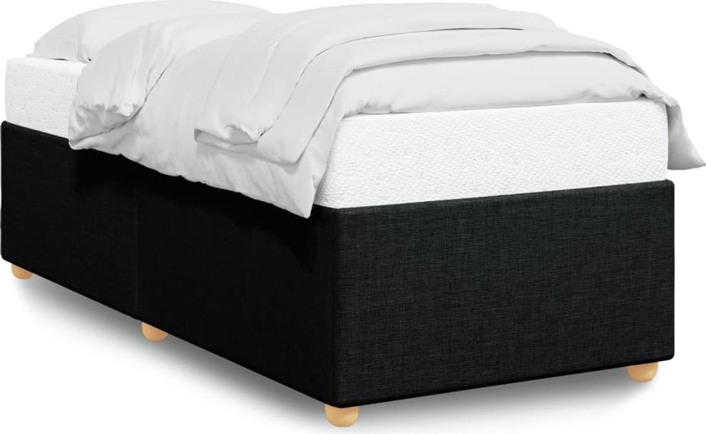 Maison Exclusive - Bettgestell ohne Matratze Schwarz 90x190 cm Stoff