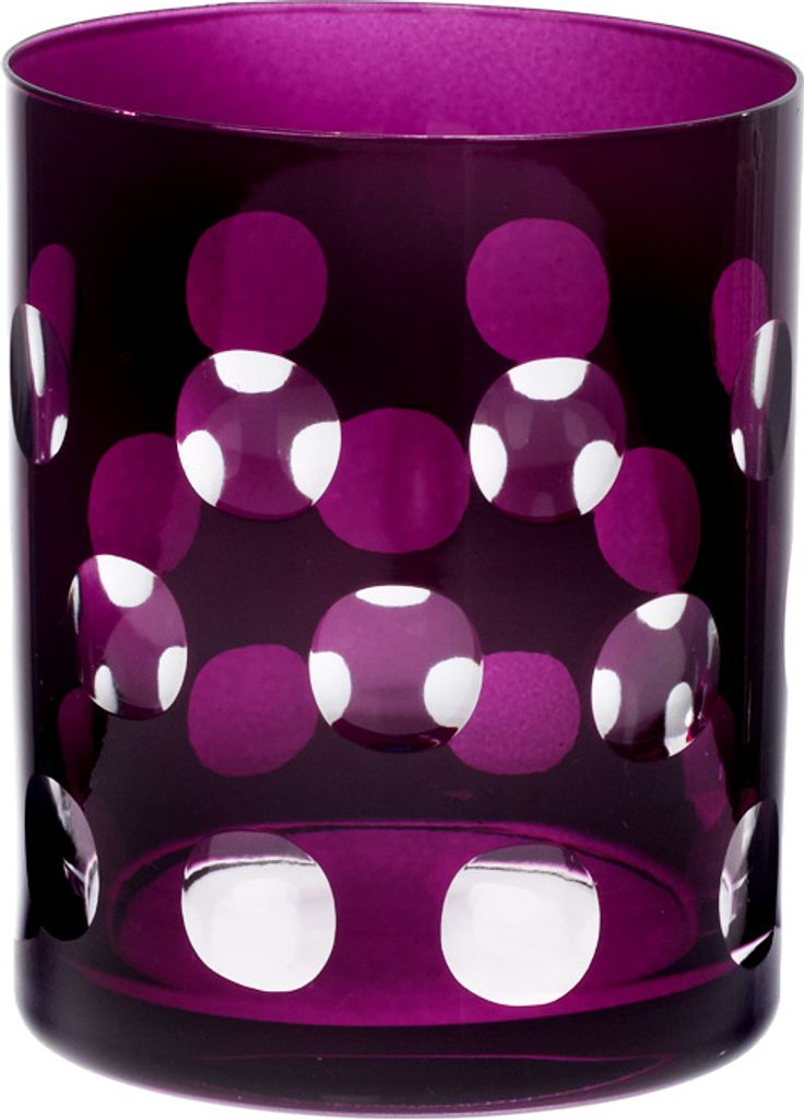 Whiskyglas Laura Bubbles 300ml Lila