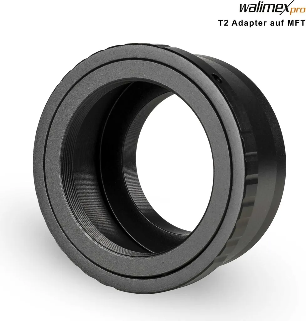 Walimex Pro Adattatore T2 a MFT: Qualità Robusta per Obiettivi Manuali