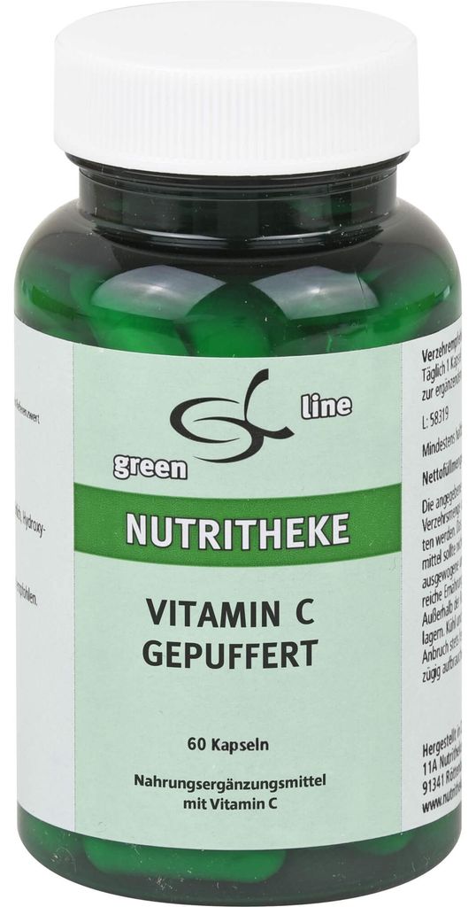 Green Line Nutritheke Vitamin C gepuffert Kapseln, 60 St. Kapseln