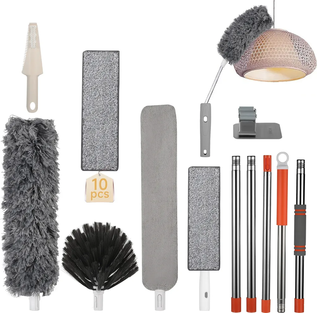 Lava Vetri 2 in 1 Grigio Design Moderno | Spazzola 180° Multiuso